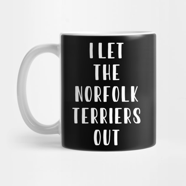 Norfolk Terrier dog walker sitter gift . Perfect present for mother dad friend him or her by SerenityByAlex